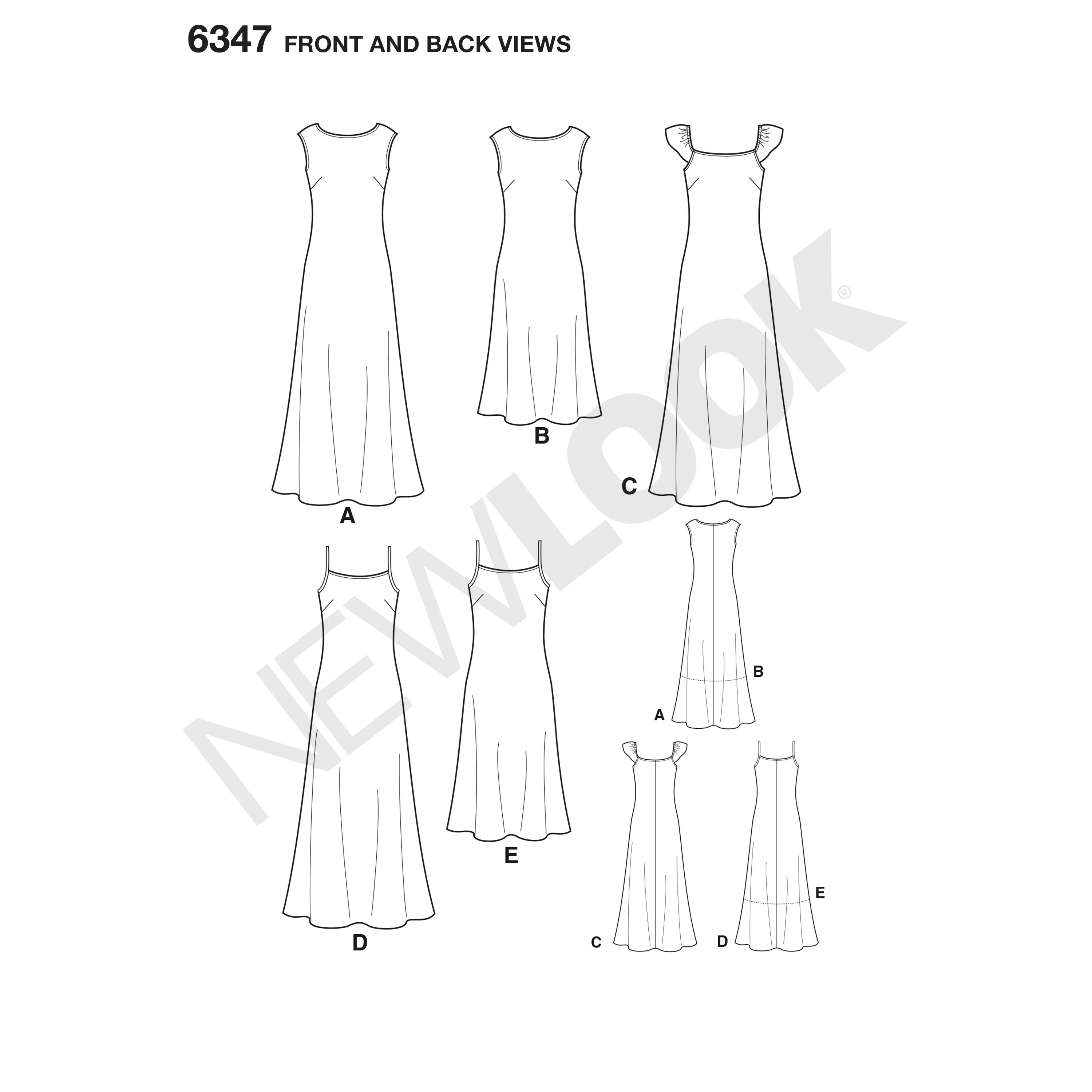 6347 Misses Dresses