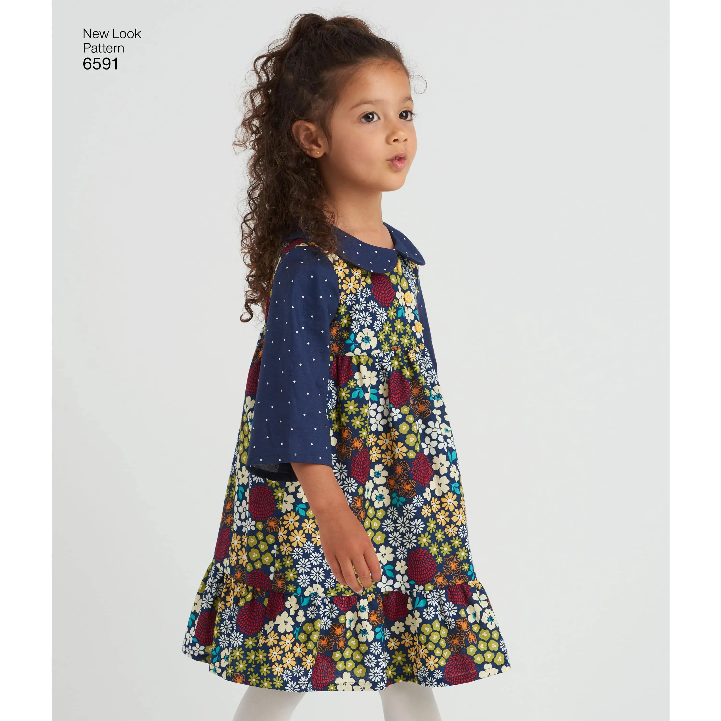 6591 New Look Pattern 6591 Child's Dress