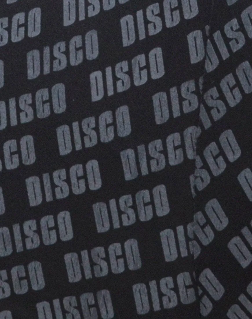 Acro Unitard in Diagonal Disco