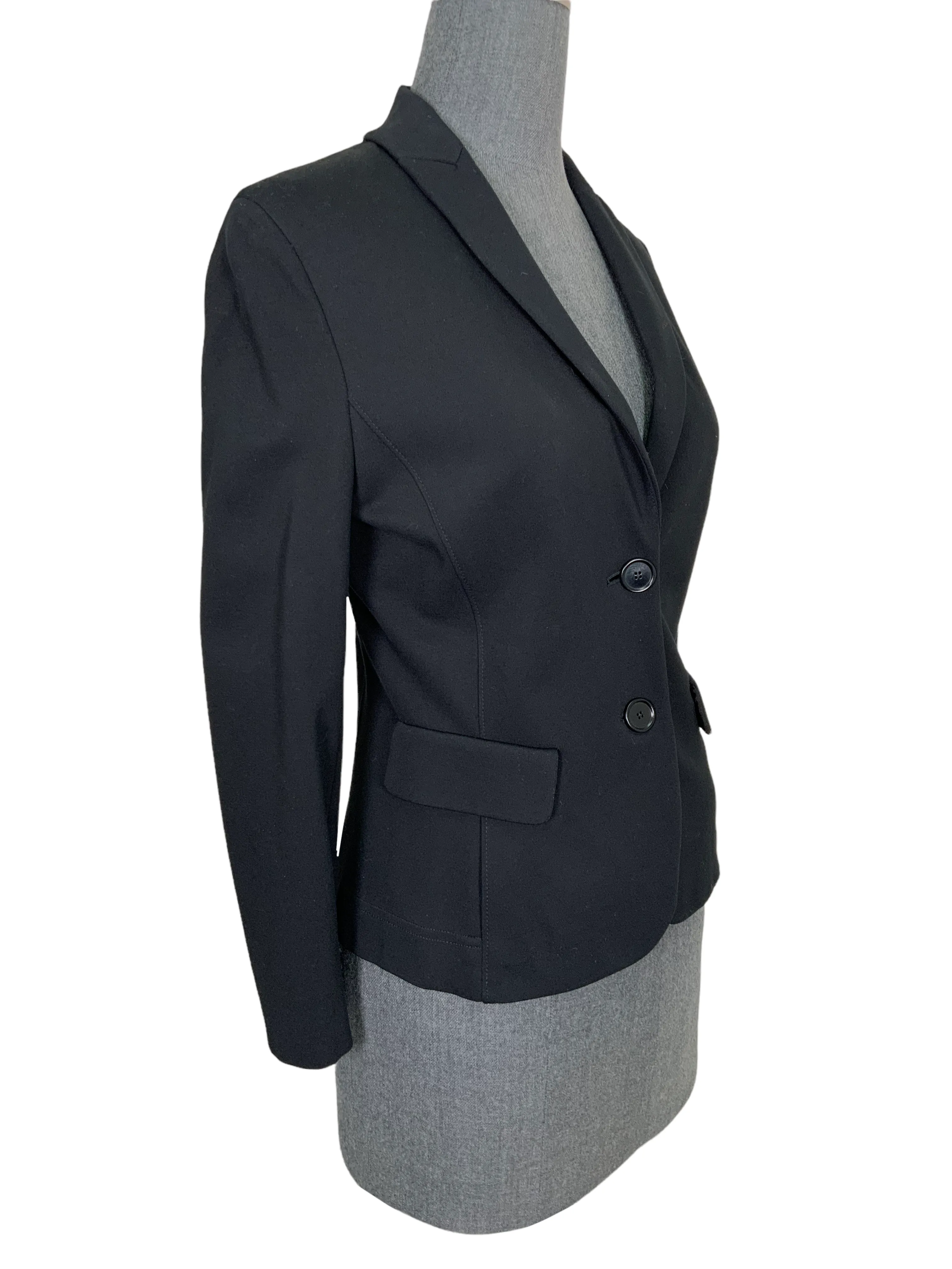 AKRIS Punto Viscose Ponte Blazer Jacket Size M