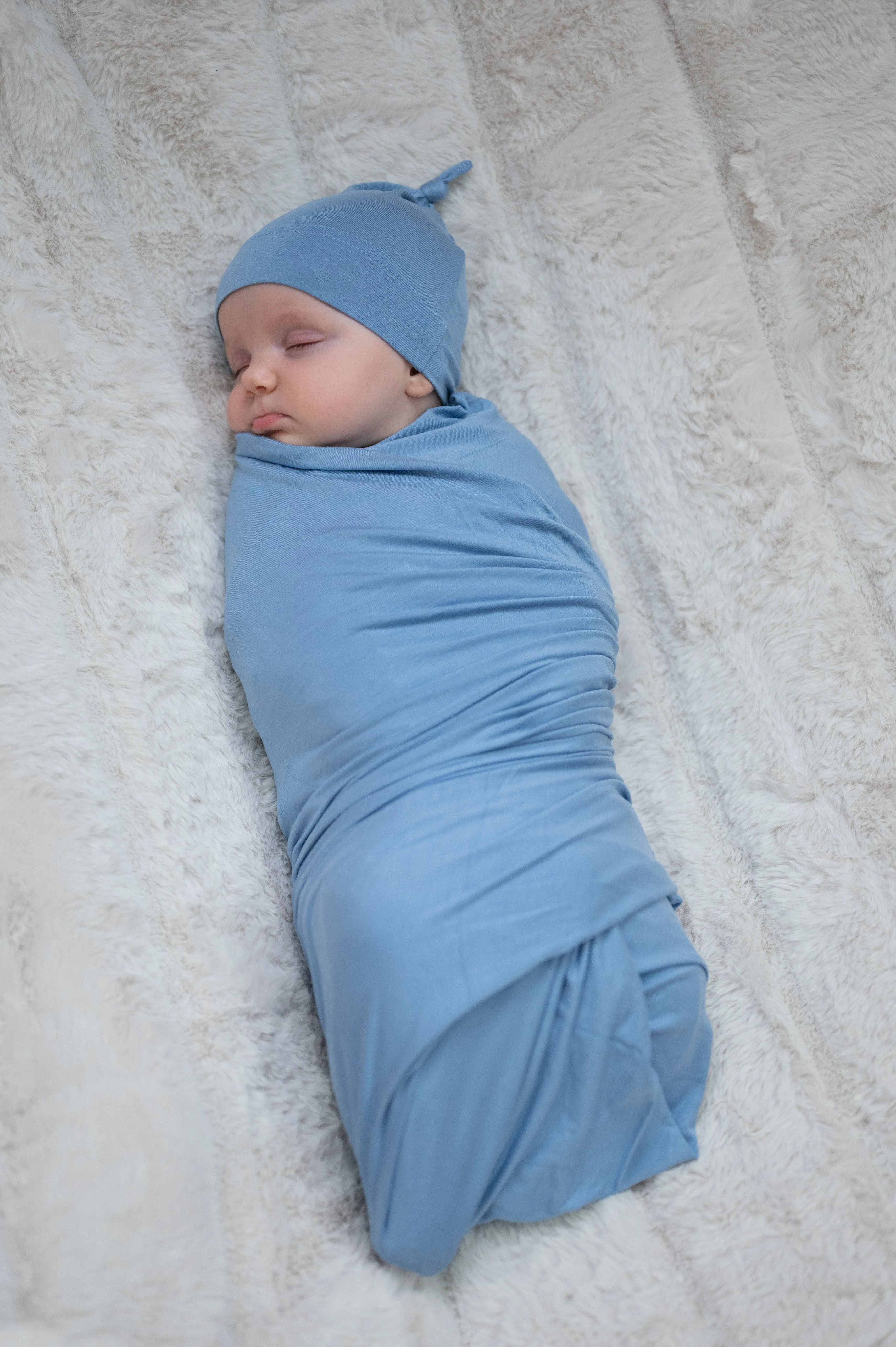 Baby Swaddle Set: Periwinkle