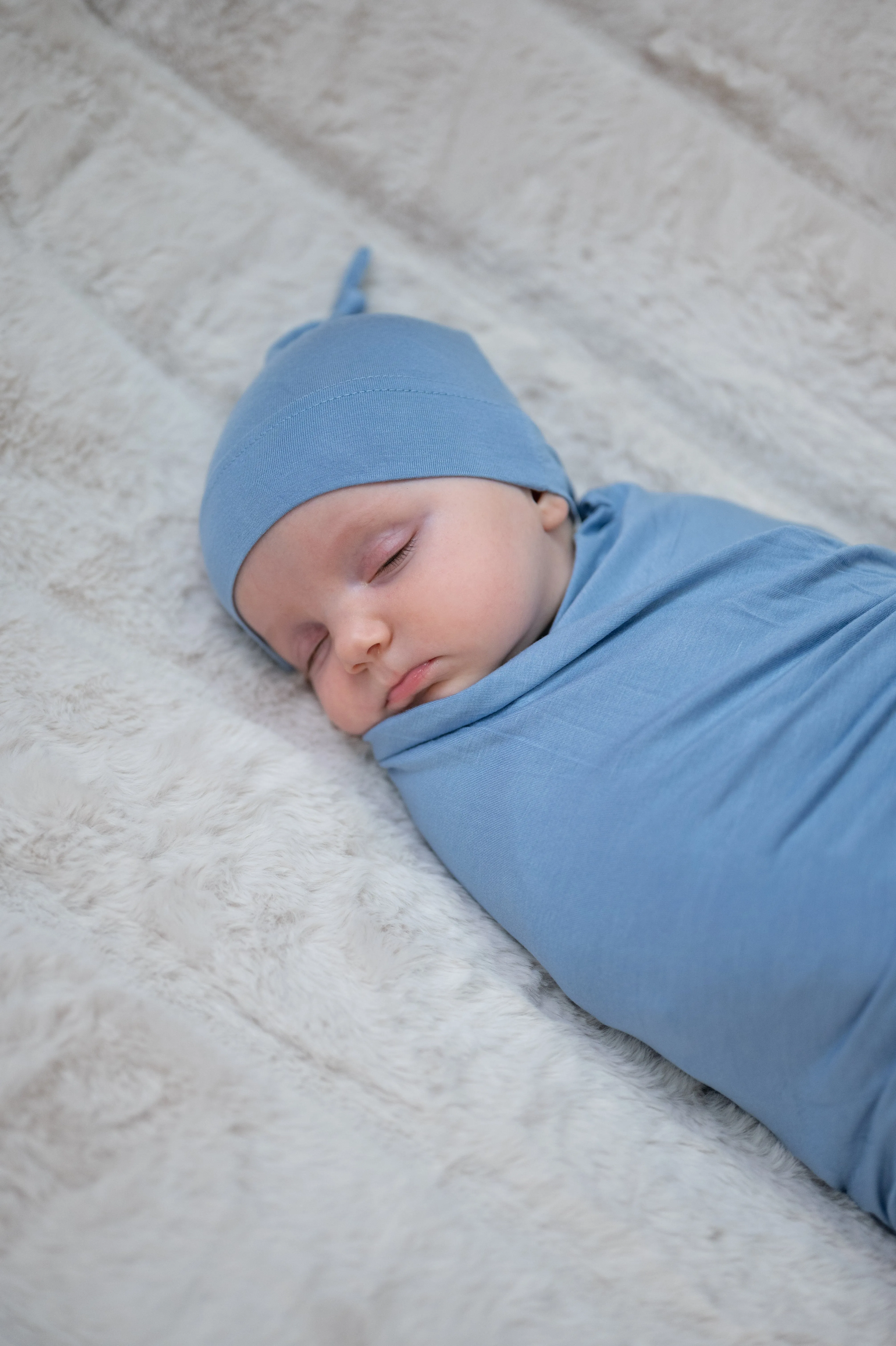 Baby Swaddle Set: Periwinkle