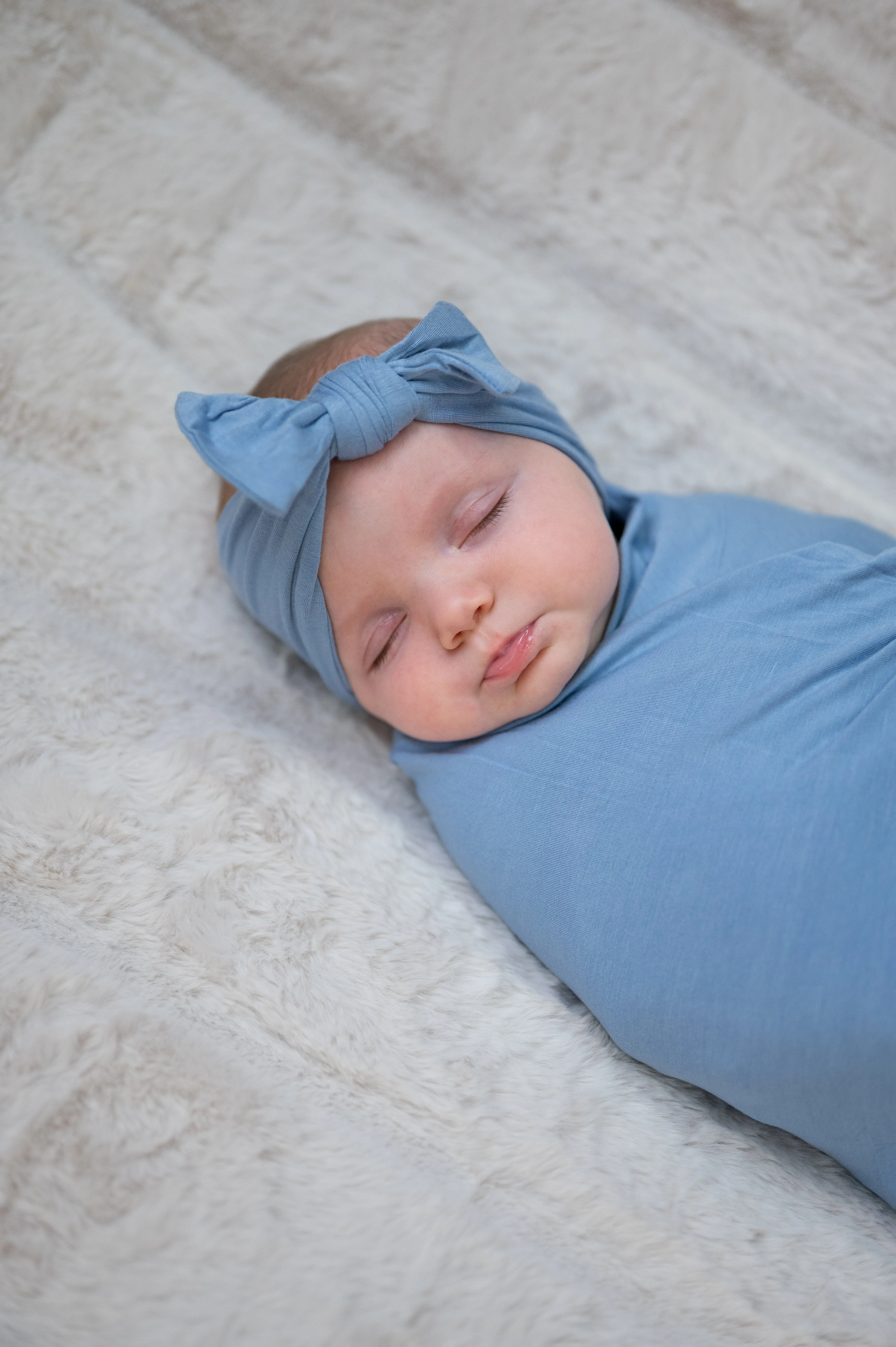 Baby Swaddle Set: Periwinkle