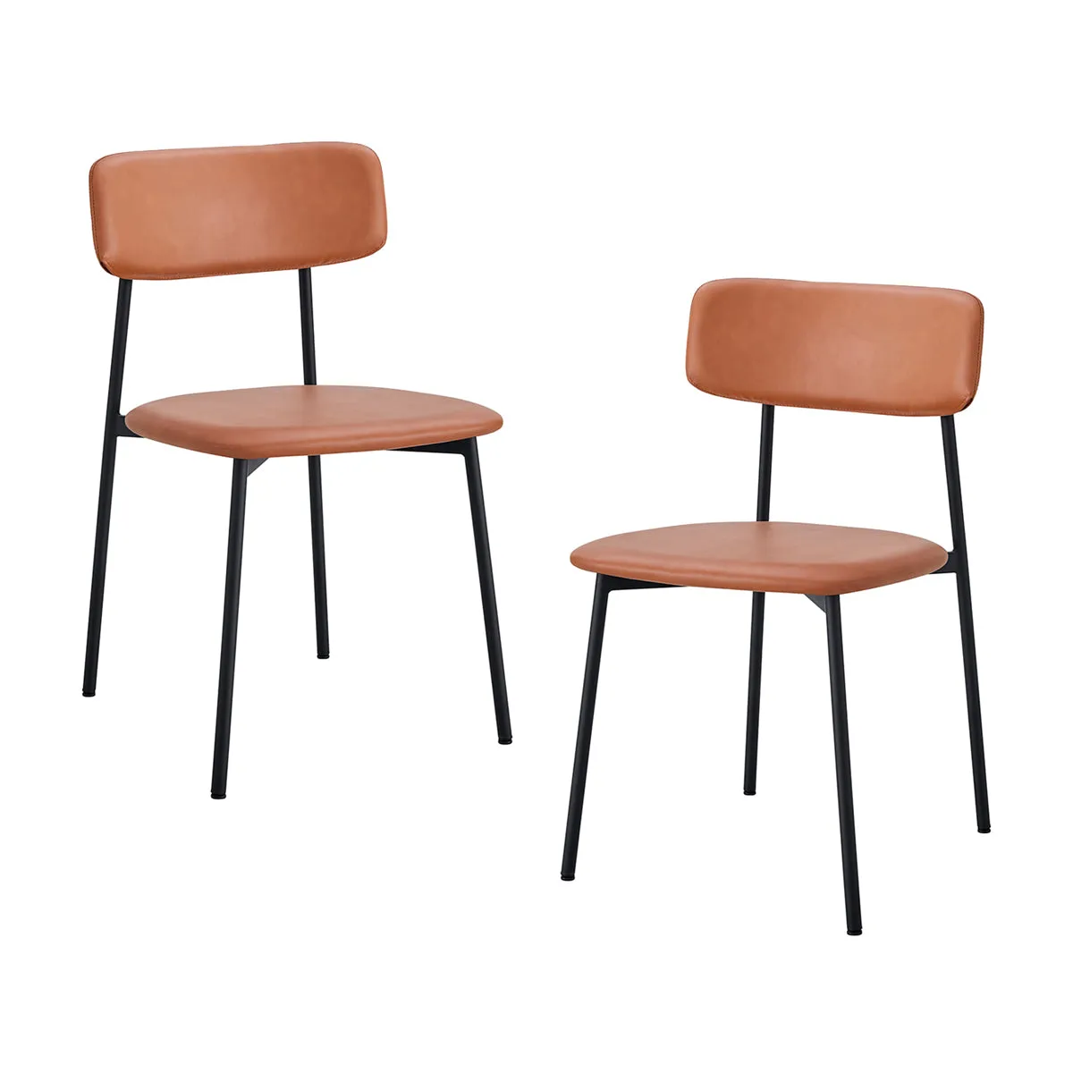 Bailey Leatherette Dining Chair (Set of 2)