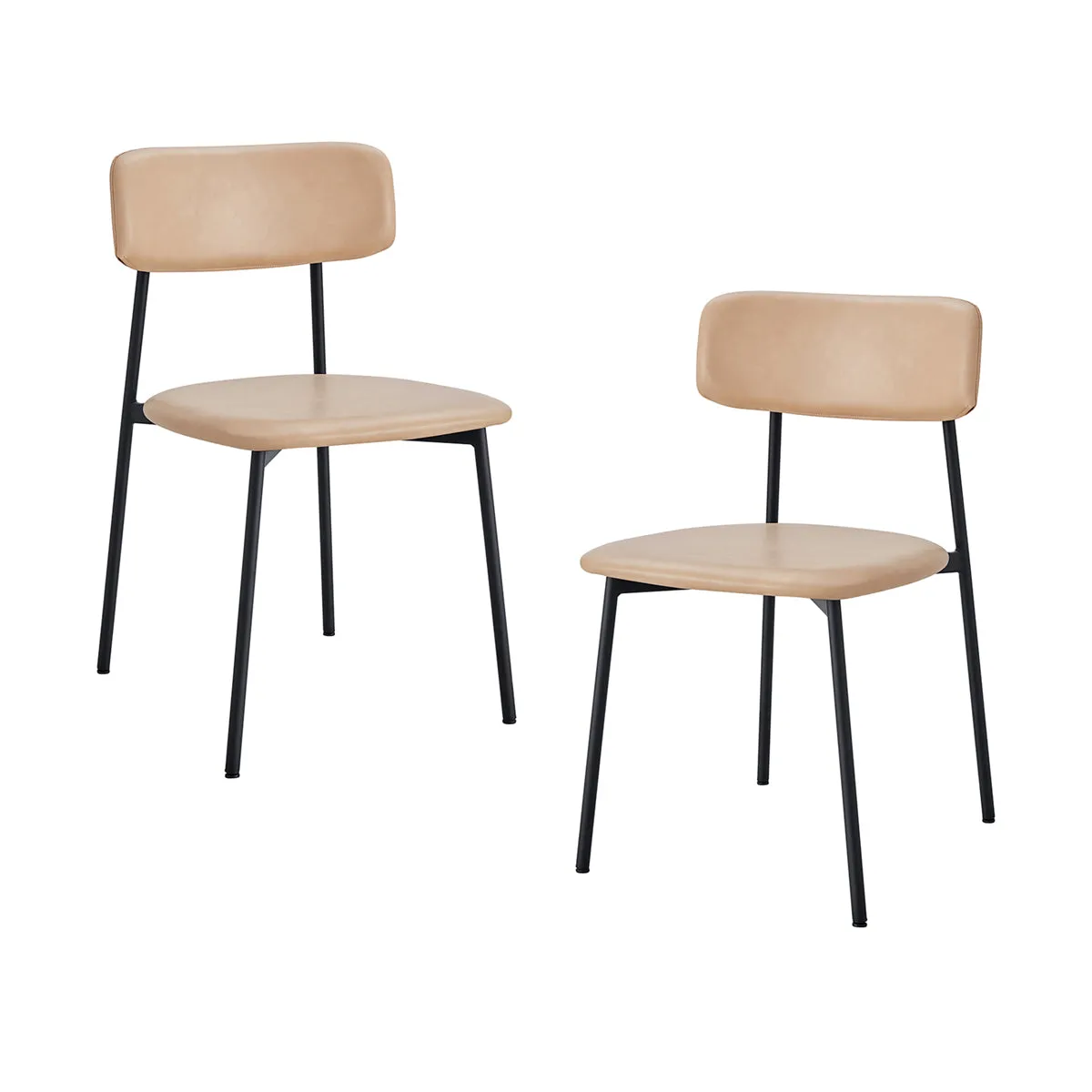 Bailey Leatherette Dining Chair (Set of 2)