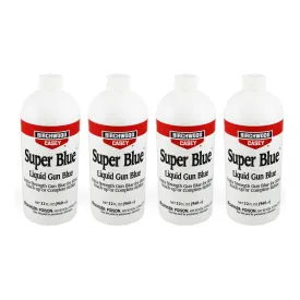 Birchwood Casey Super Blue Double Strength Liquid Gun Blue, 32 Fl Oz (4 Pack)