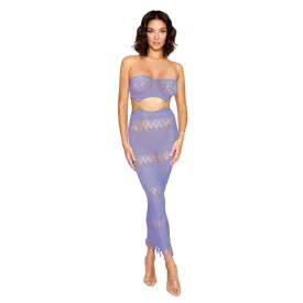 Bodystocking Gown - One Size - Lavender Haze