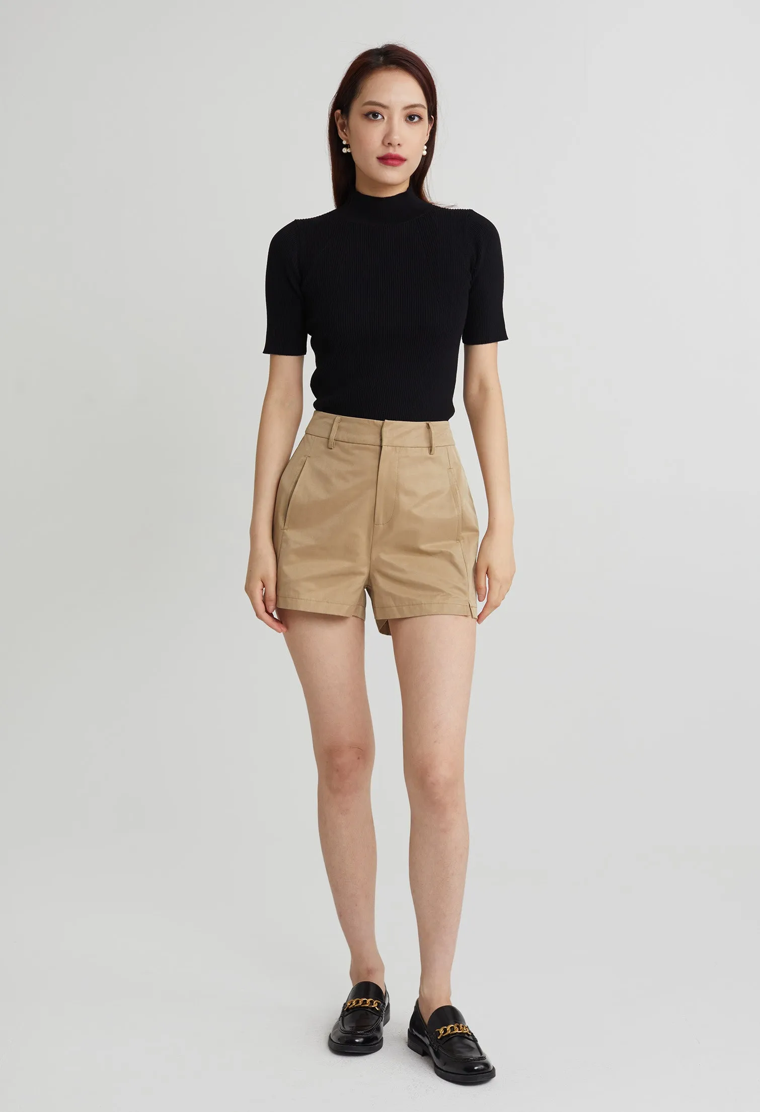 Classic Mid Waisted Shorts