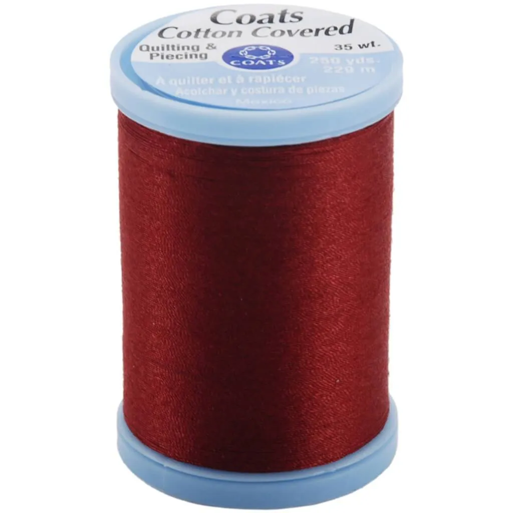 Coats Cotton Covered Quilting & Piecing Thread 250yds Barberry Red