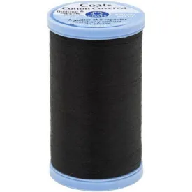 Coats Cotton Covered Quilting & Piecing Thread 500yd Black