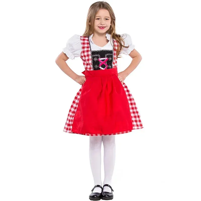 Colorful Oktoberfest Kid Fun Dresses