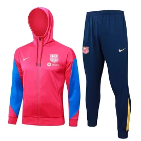 FC Barcelona Pink and Dark Blue Tracksuit