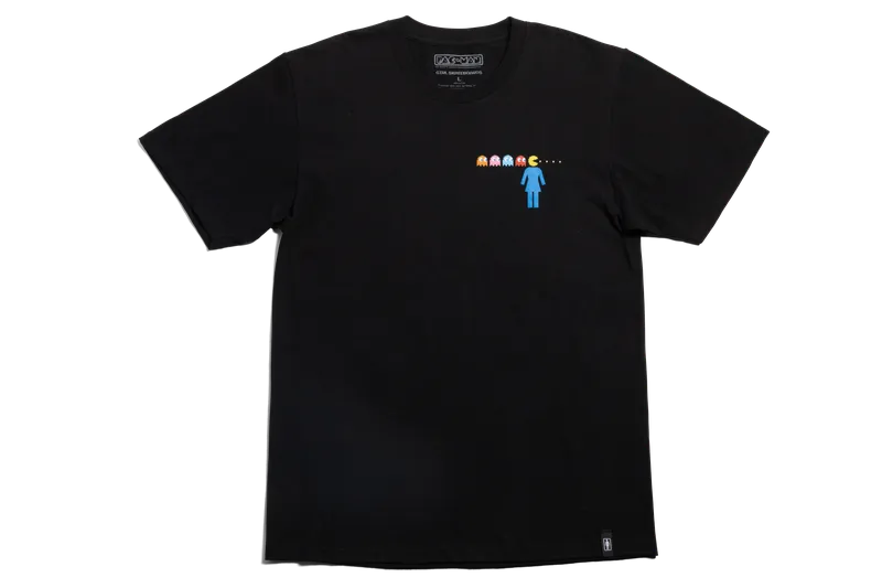 Girl OG Pac-Man Maze Tee Black