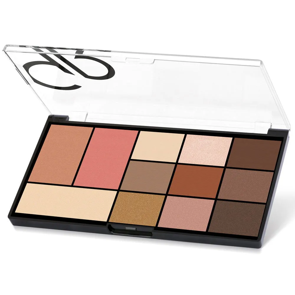 Golden Rose City Style Face, Eye Palette 01