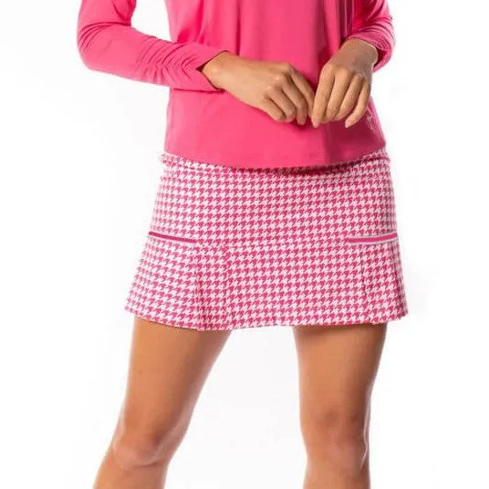 Golftini Women's Performance Side Pleat Golf Skort - Awareness