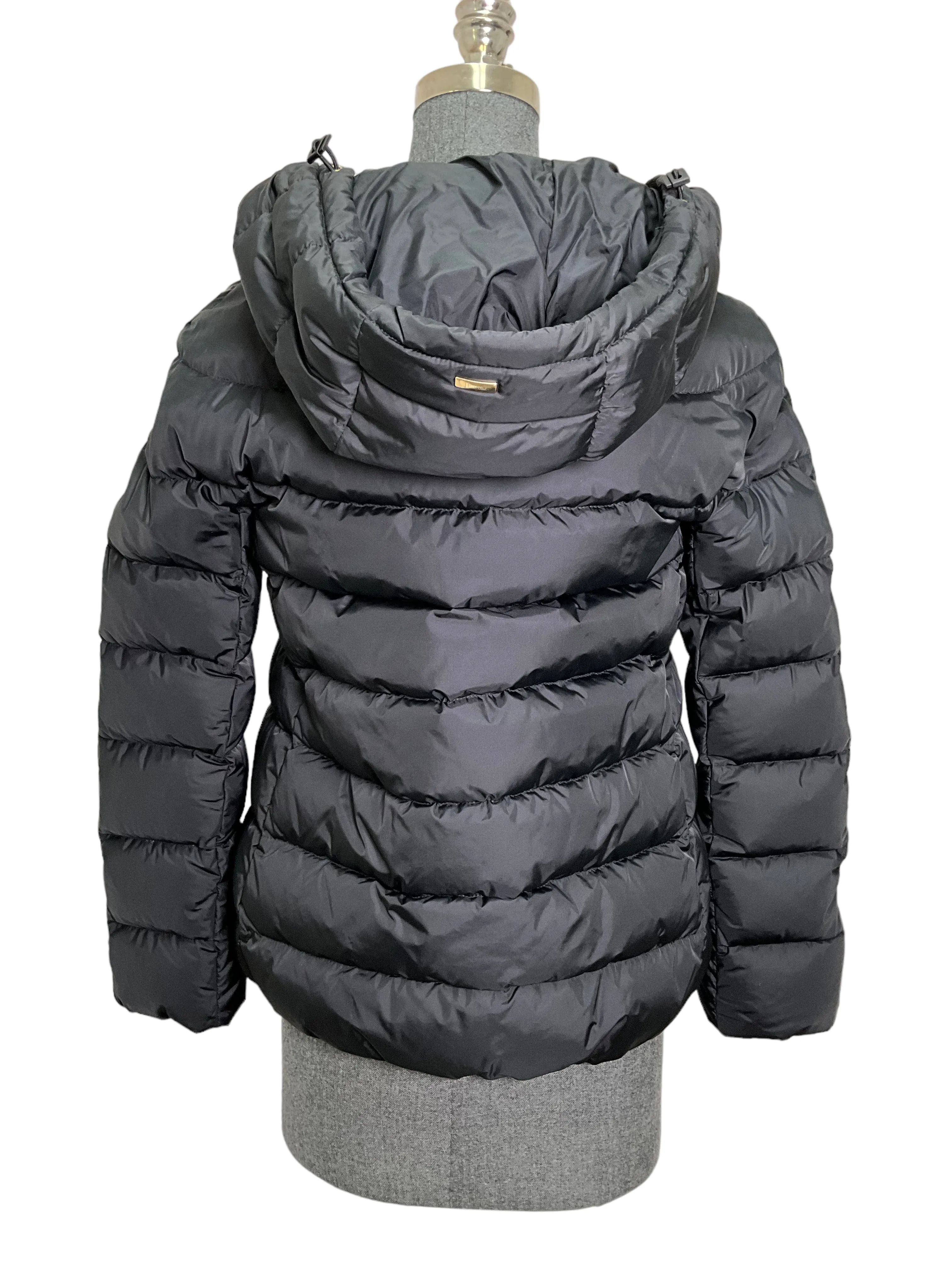 HERNO Quilted Down Hooded Puffer Jacket Size S