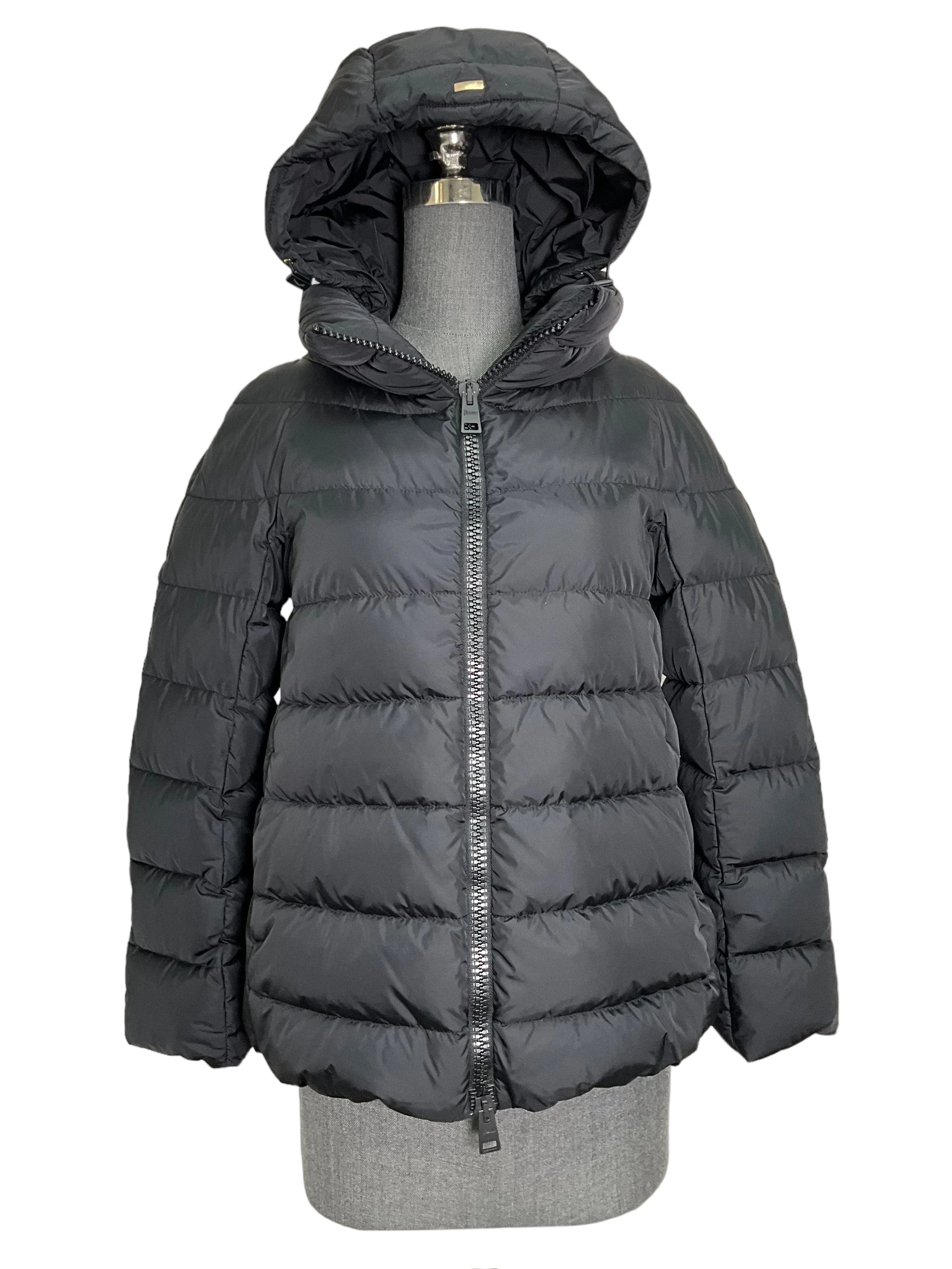 HERNO Quilted Down Hooded Puffer Jacket Size S