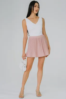 In The Mood Pleat Skorts (Pink)