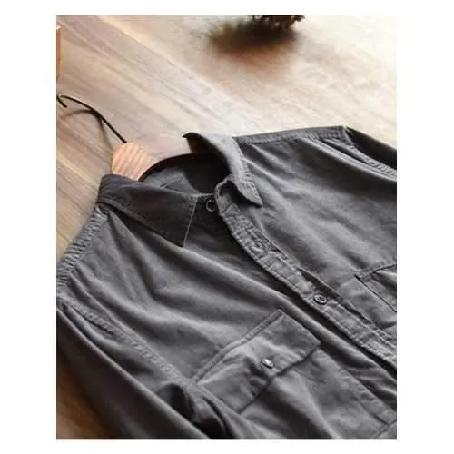 Mens Corduroy Casual Shirts