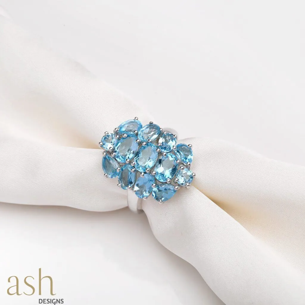 Mirissa Blue Topaz Gemstone Ring