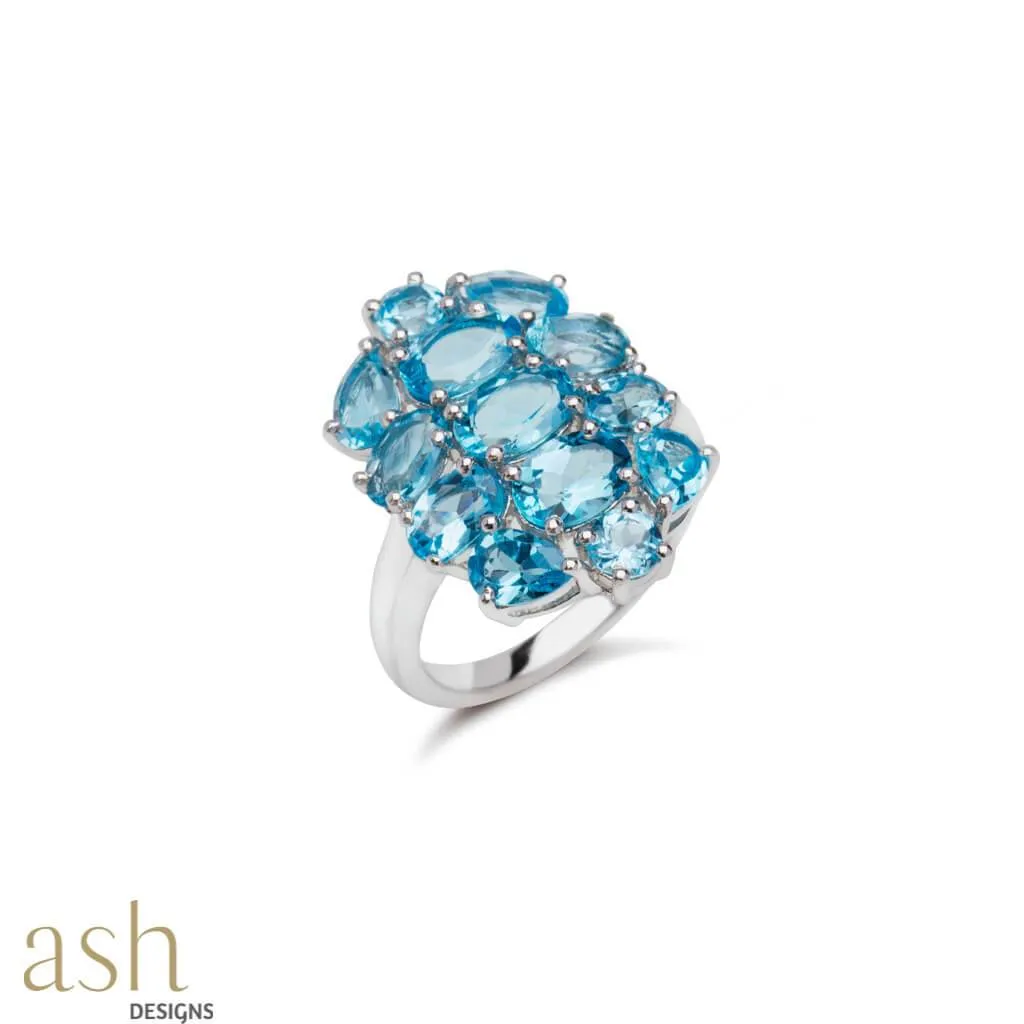 Mirissa Blue Topaz Gemstone Ring