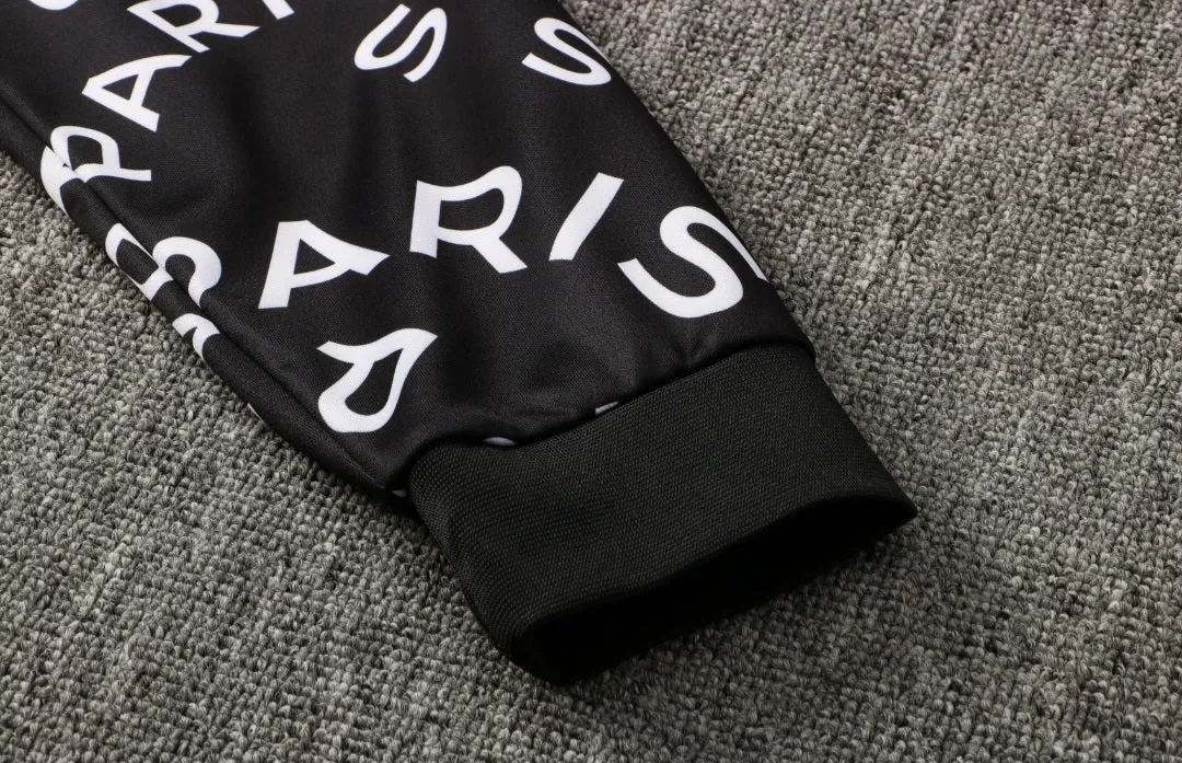 Paris Saint Germain Black and Gold Tracksuit