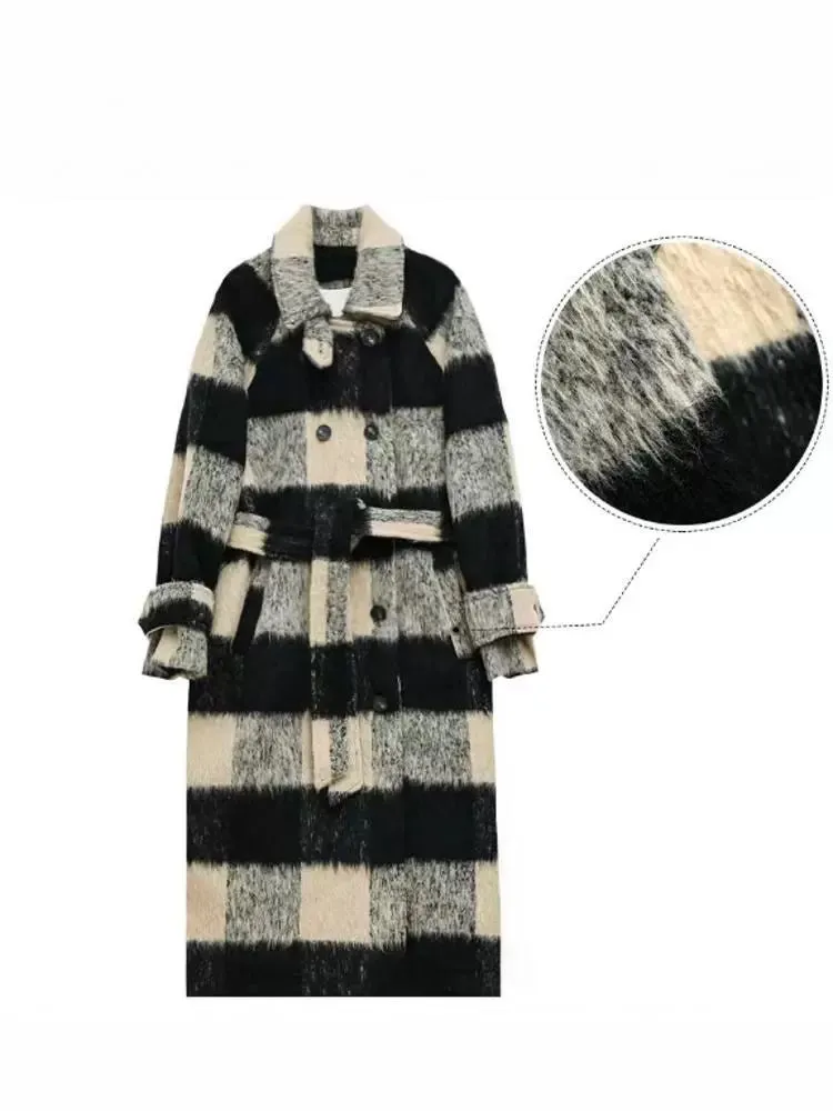 Pre Order:  Plaid Goose Down Winter Coat