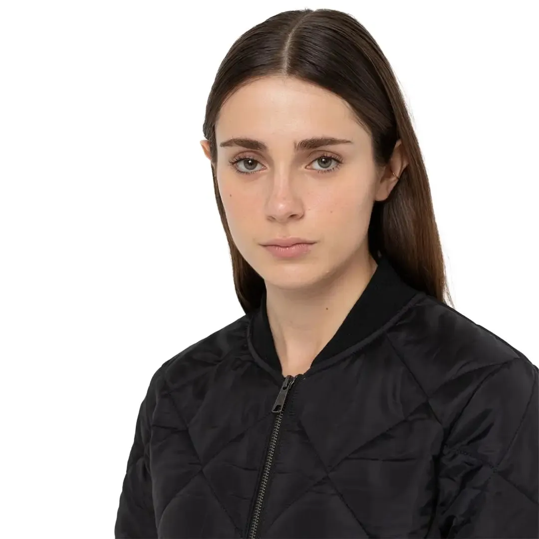 Quilted Bomber Jacket - Black by Dickies