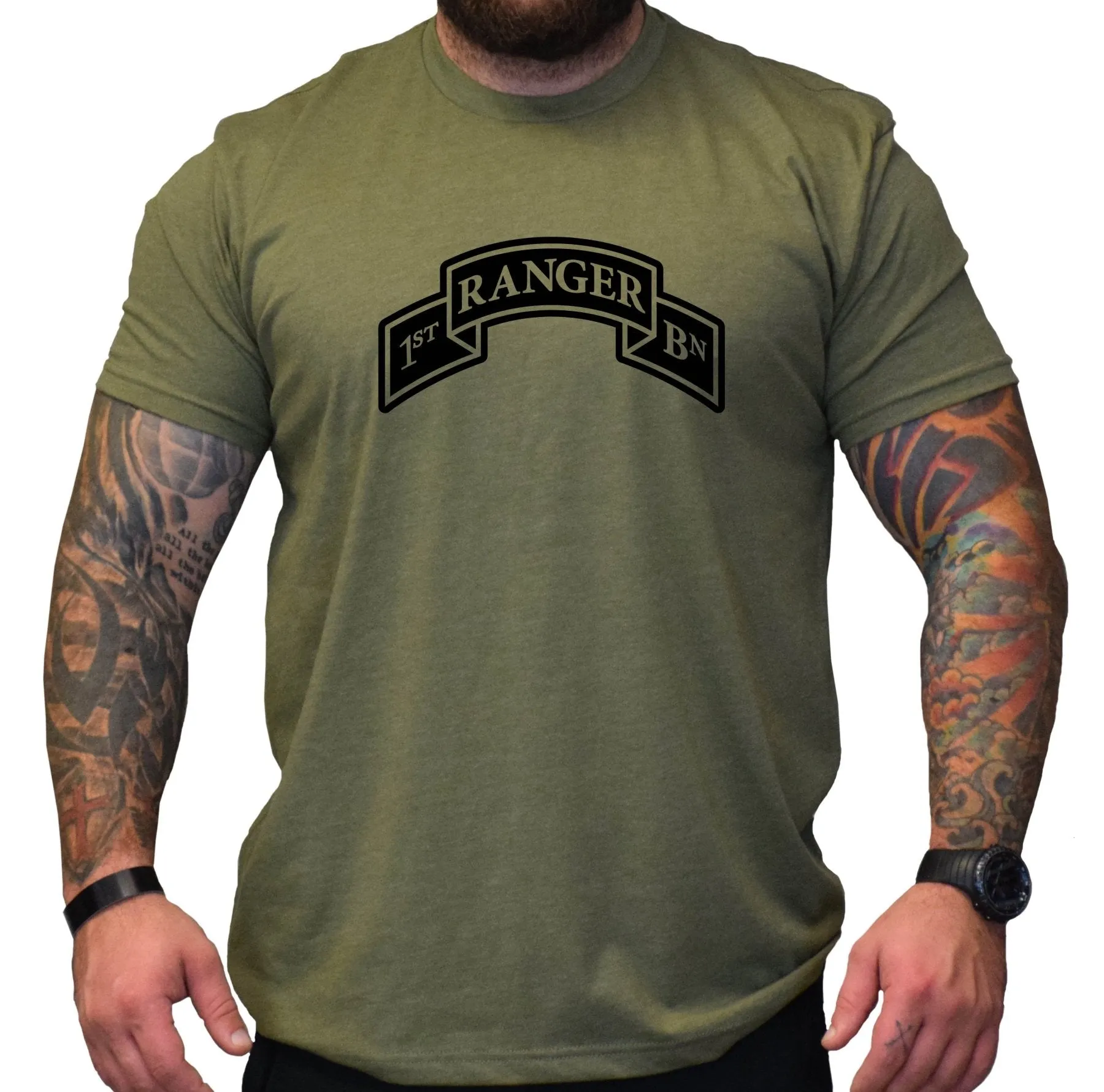 Ranger Scroll Shirt - OD Green