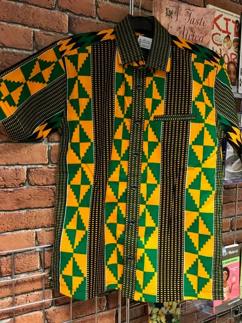 Ras Leo African Men's Shirts