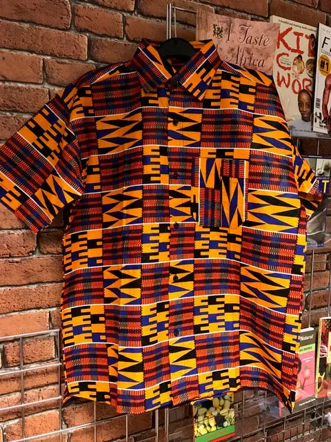 Ras Leo African Men's Shirts