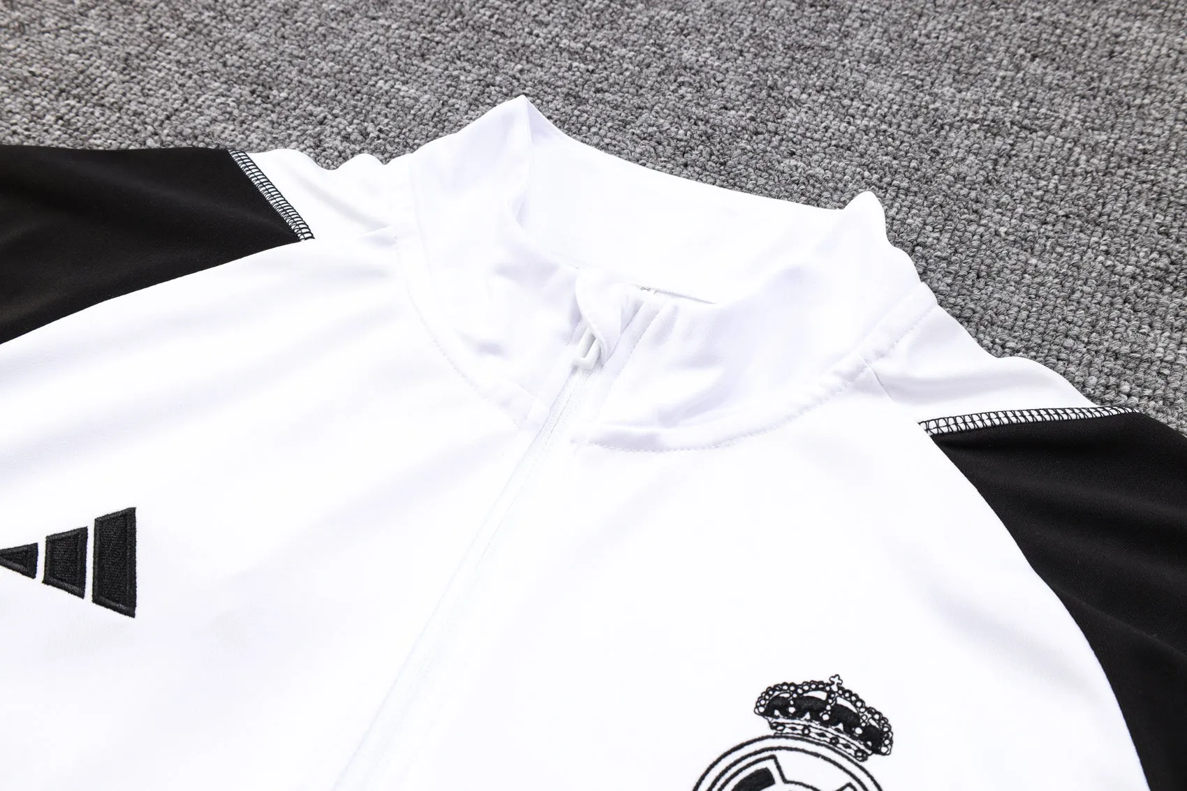 Real Madrid Black and White Tracksuit IV