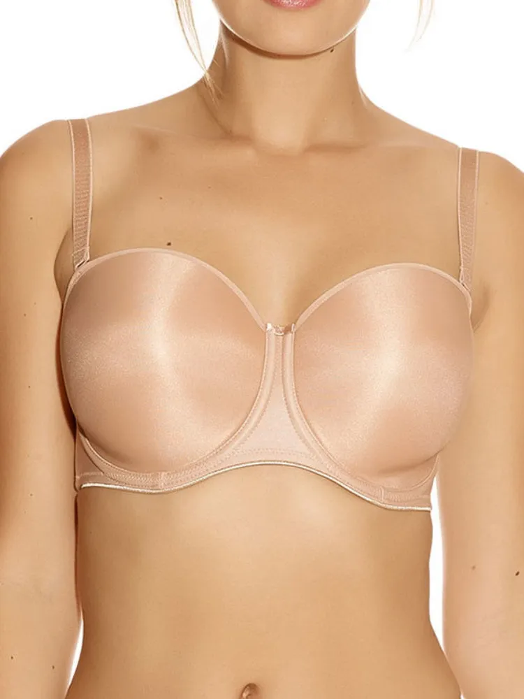 Smoothing Moulded Strapless Bra - Nude