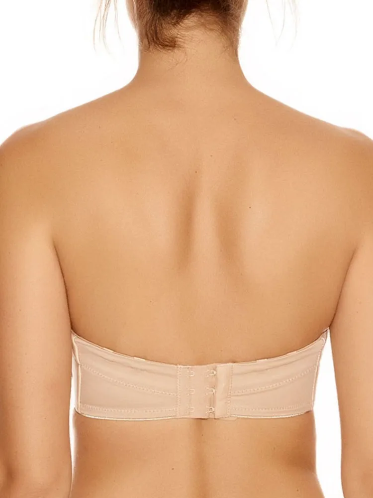 Smoothing Moulded Strapless Bra - Nude