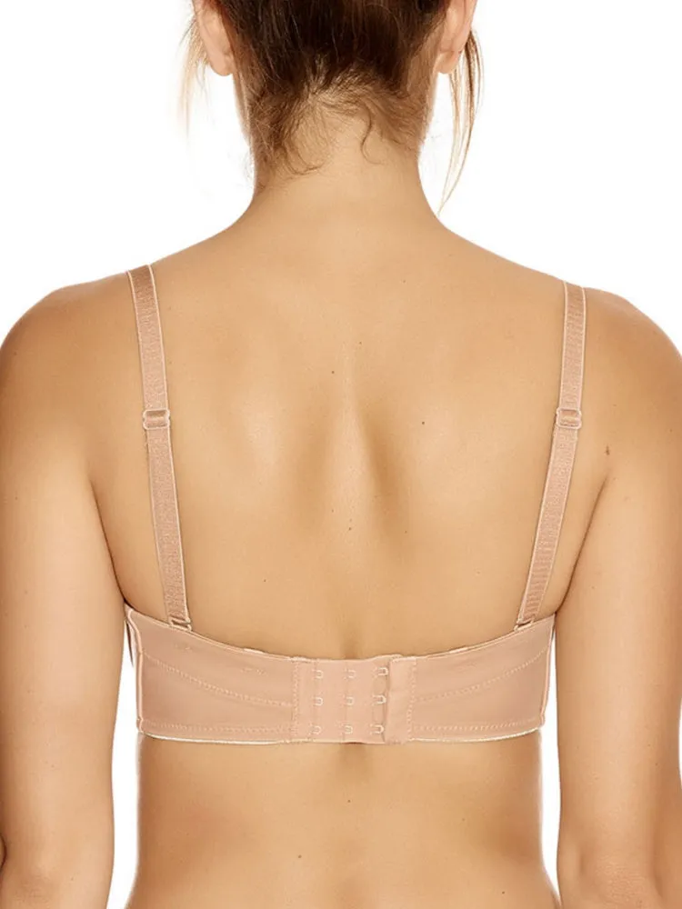 Smoothing Moulded Strapless Bra - Nude