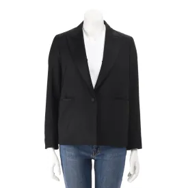 The Row Black Wool Blazer Jacket US 2