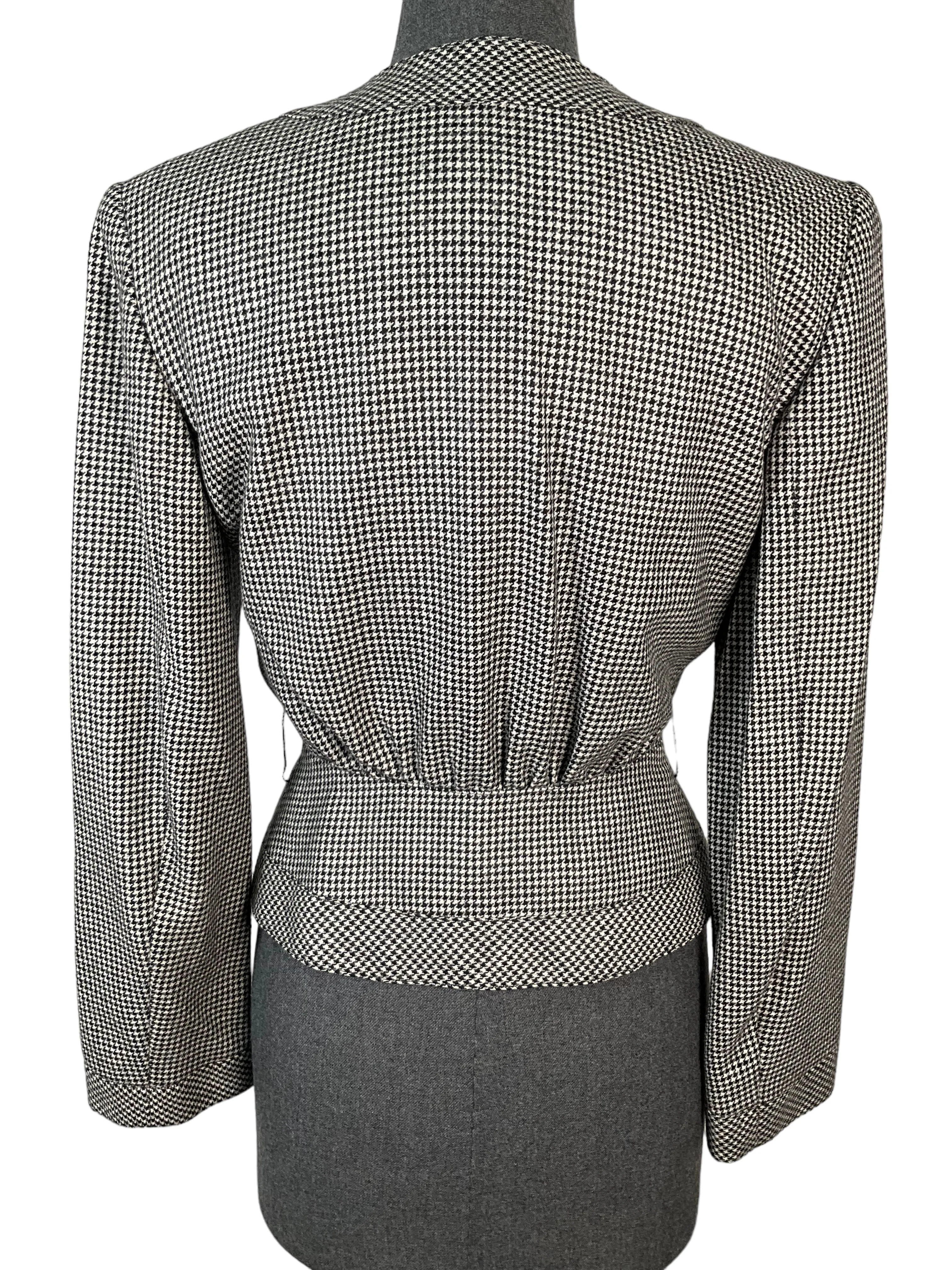 Vintage Houndstooth Valentino Jacket Size S